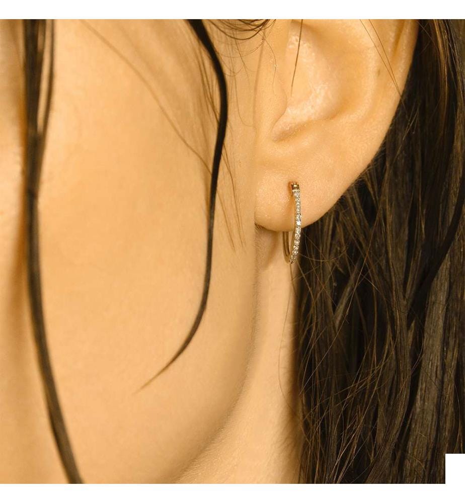 Boucles d'Oreilles Créoles Sublimes - Or Jaune 375/1000
