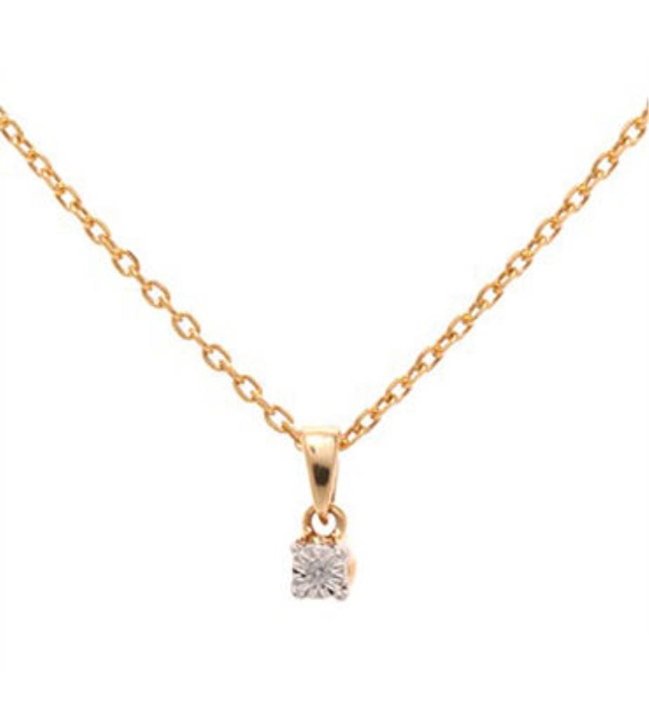 Pendentif Brillantine - Or Jaune