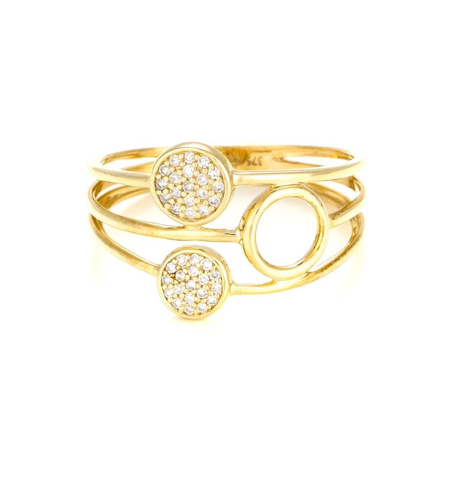 Bague en Or Trio de Bulles