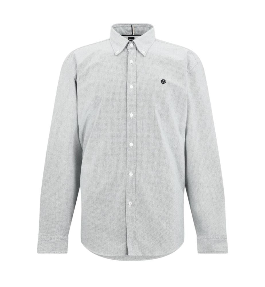 Boss - Chemise à boutons manches longues motif/style à motifs LIAM - Homme