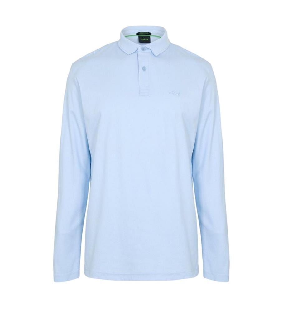 Boss - Polo manches longues motif/style logo PIROL - Homme