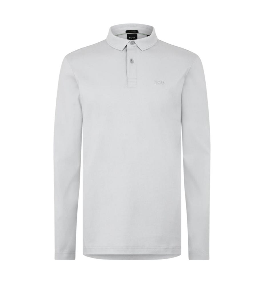 Boss - Polo manches longues motif/style logo PIROL - Homme
