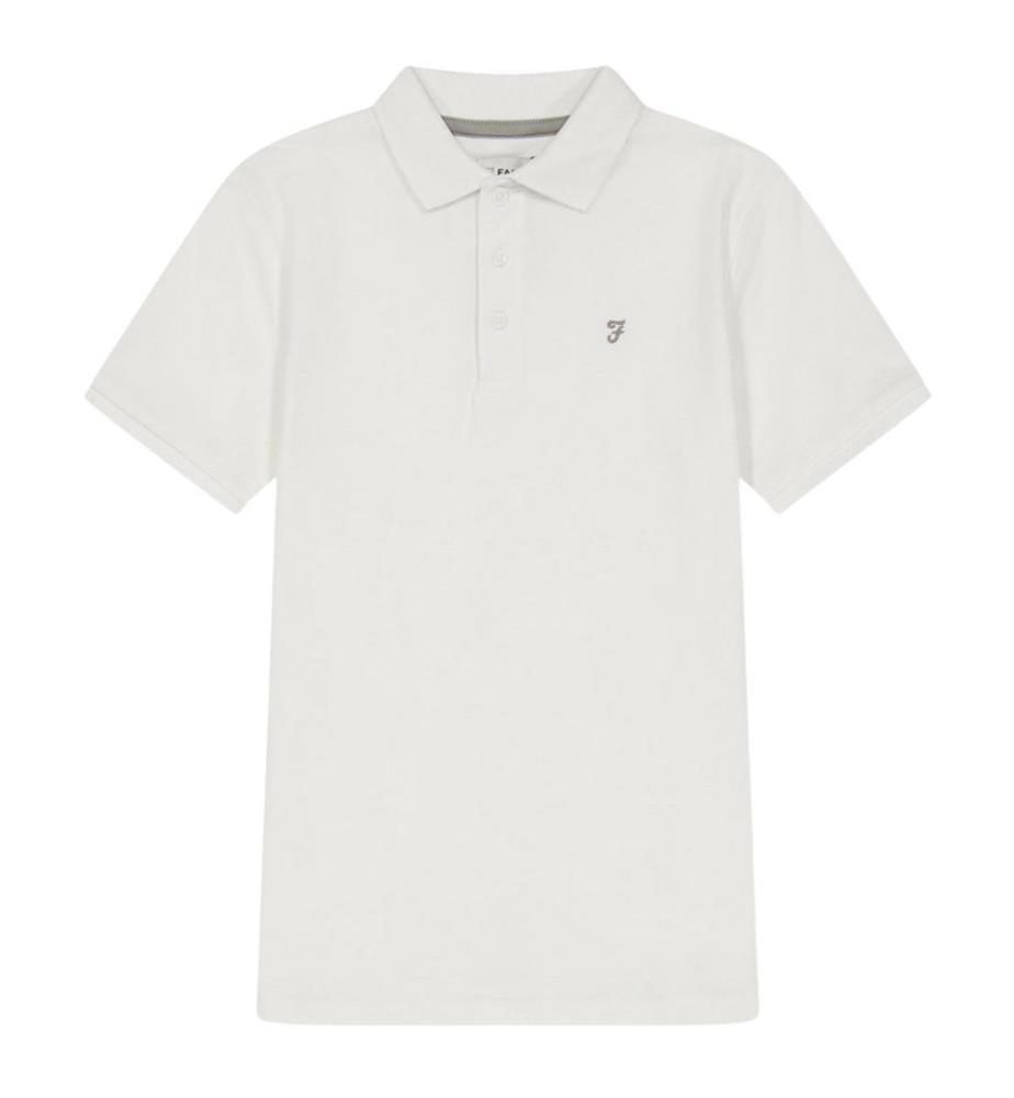 Farah - Polo manches courtes motif/style brodé BUGSWORTH - Homme