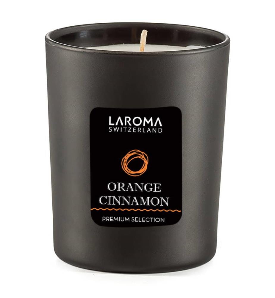 LAROMA - Orange Cinnamon bougie parfumée Premium Swiss Selection