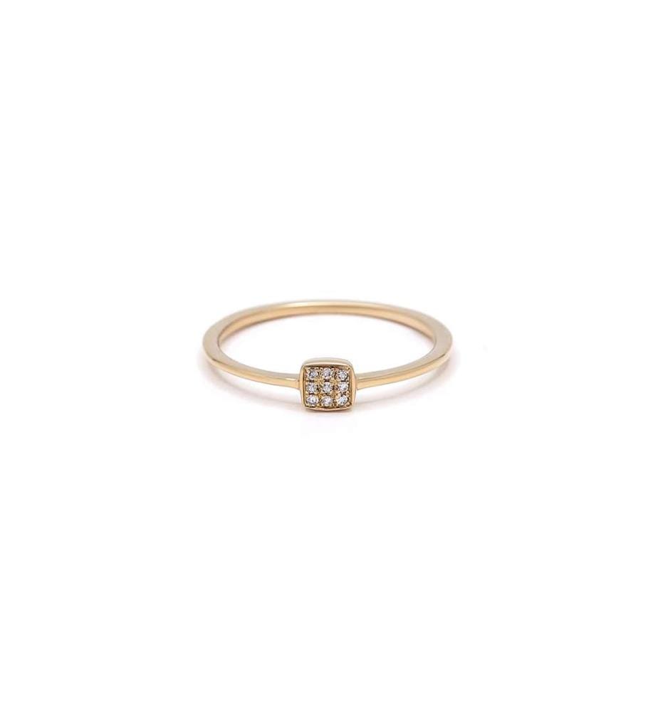 Bague "Carré De Lumière" - Or Jaune