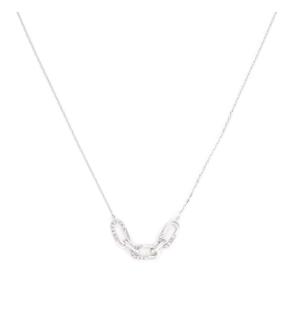 Collier Sorina - Or Blanc 375/1000
