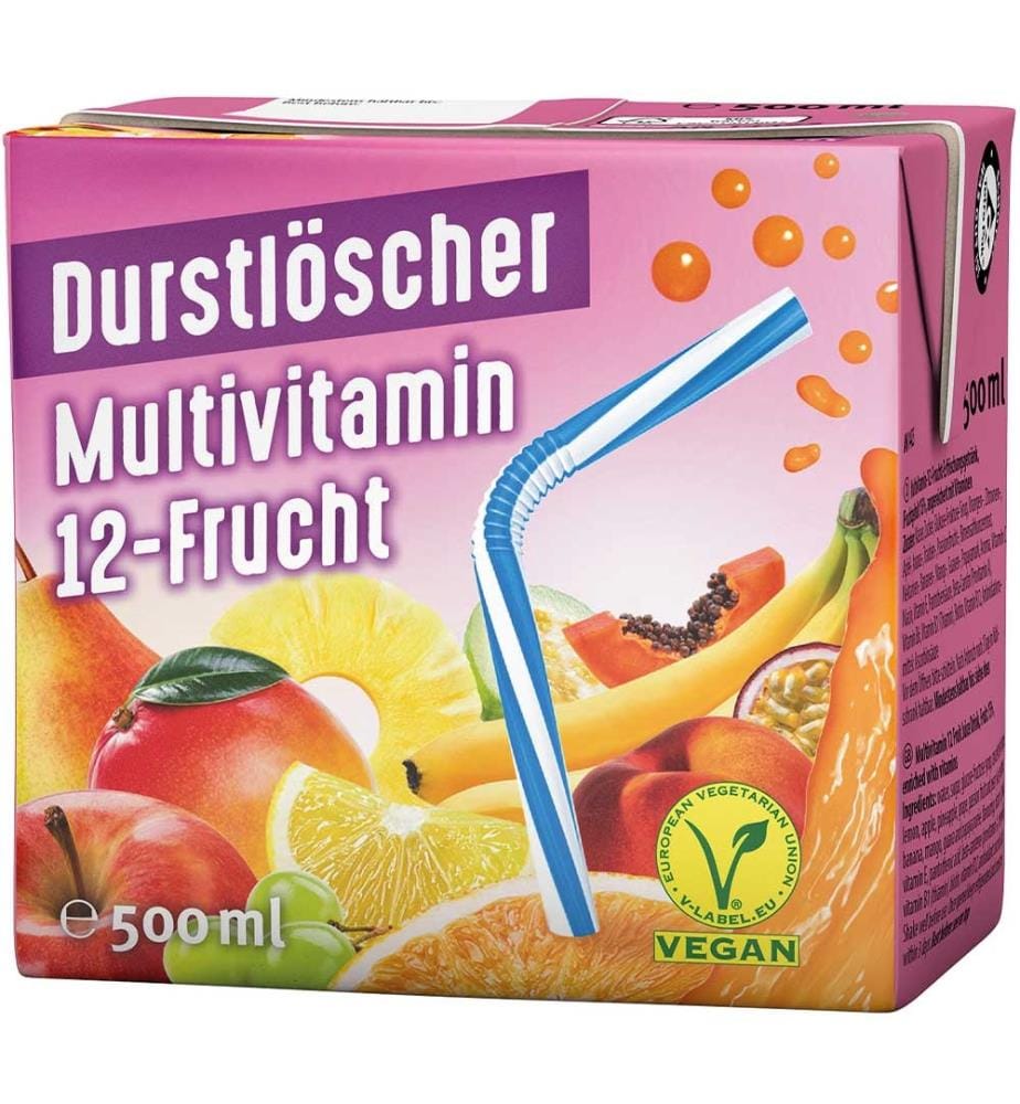 12x Multivitamines Durstlöscher - 500ml