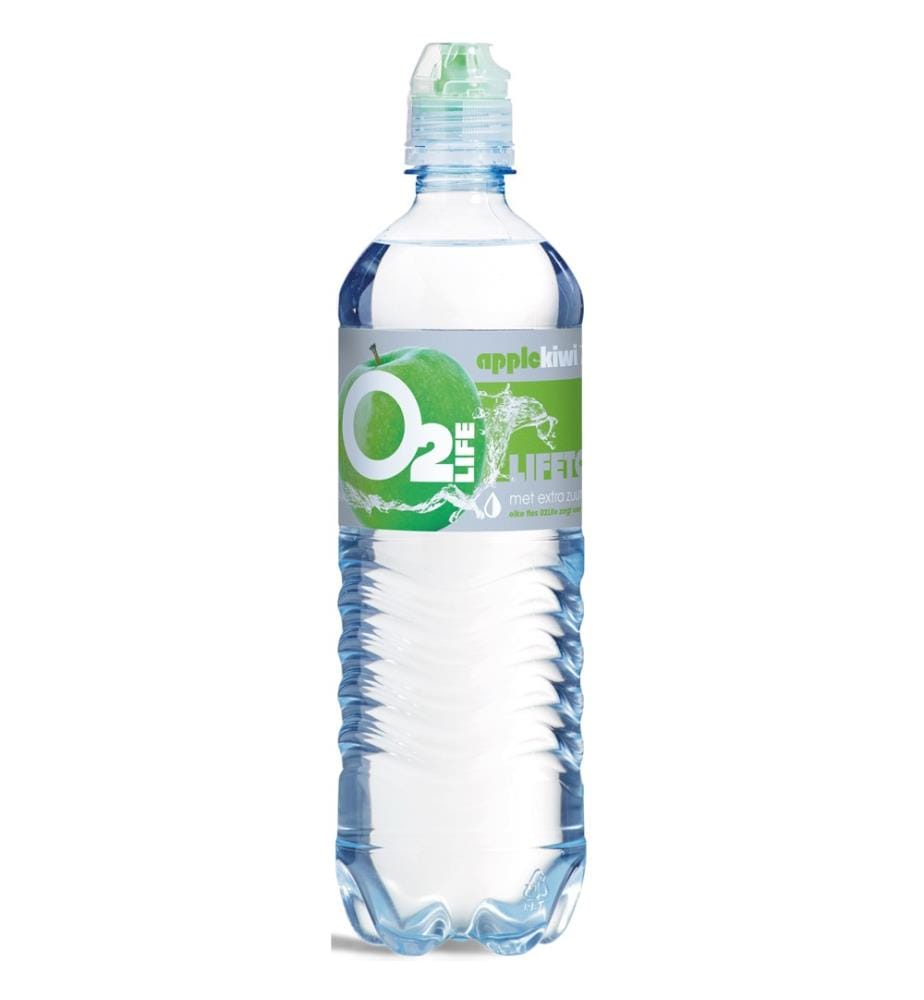 6x O2Life Eau oxygénée Pomme-Kiwi - 750ml