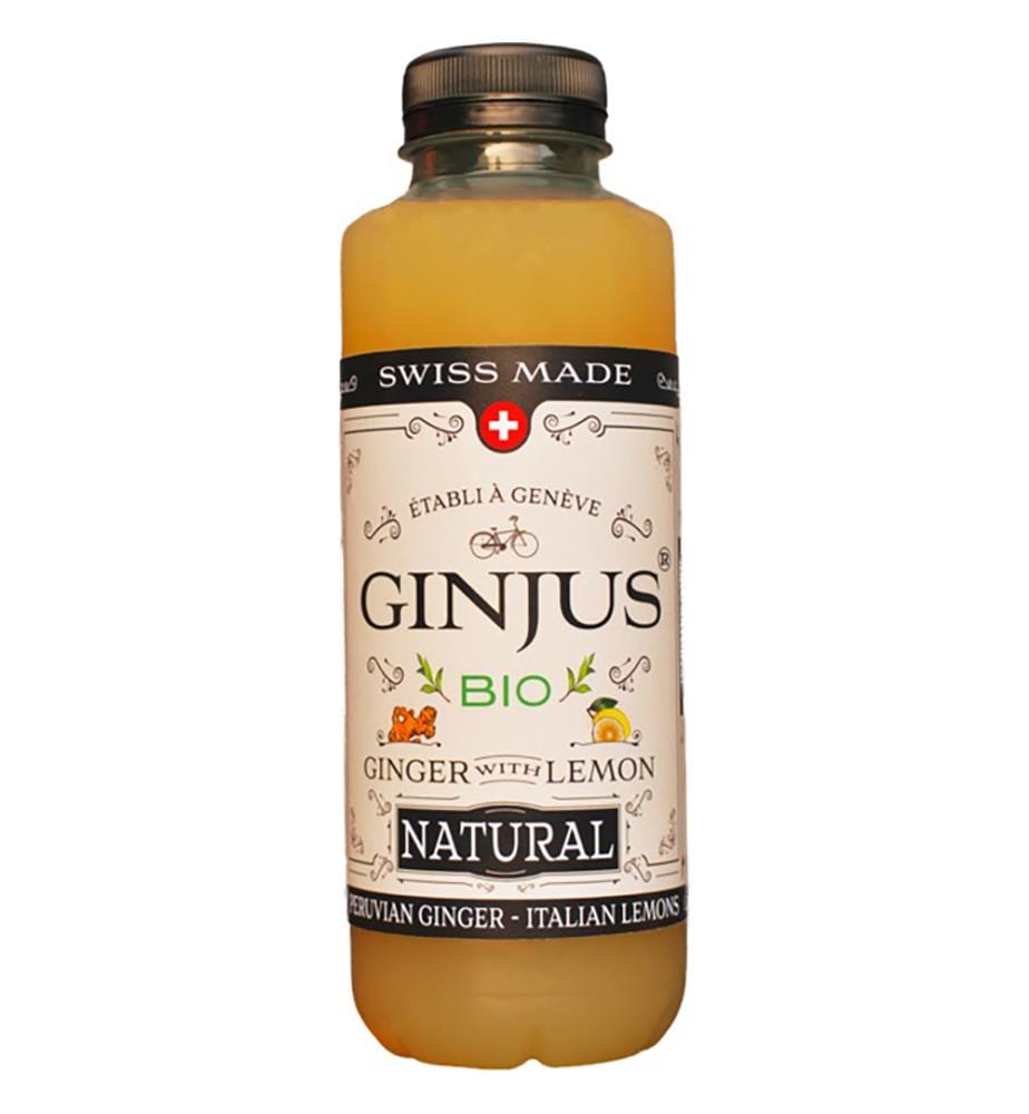 12 bouteilles de Ginjus Ginger Drink BIO - 500 ml - NOUVEAU