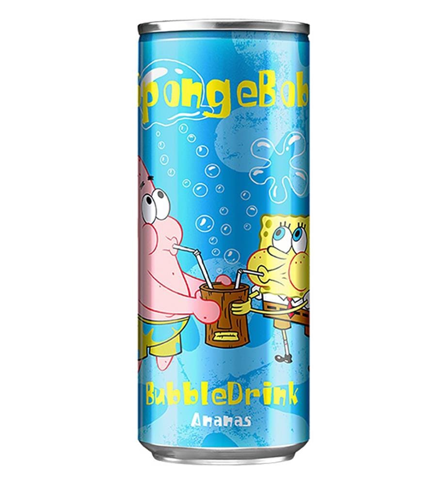 Boissons pour enfants : Sponge Bob Bubble Drink, canette - 250 ml