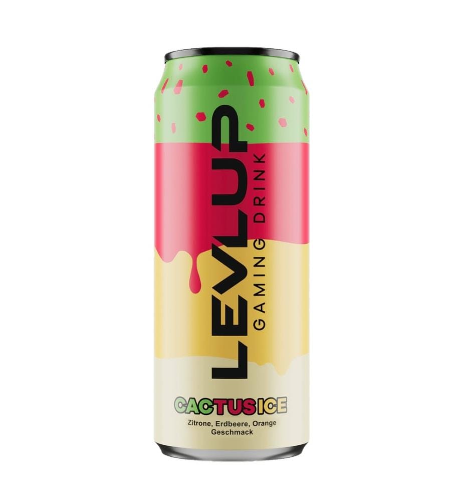 12x LevlUp Cactus Ice Energy - 500ml