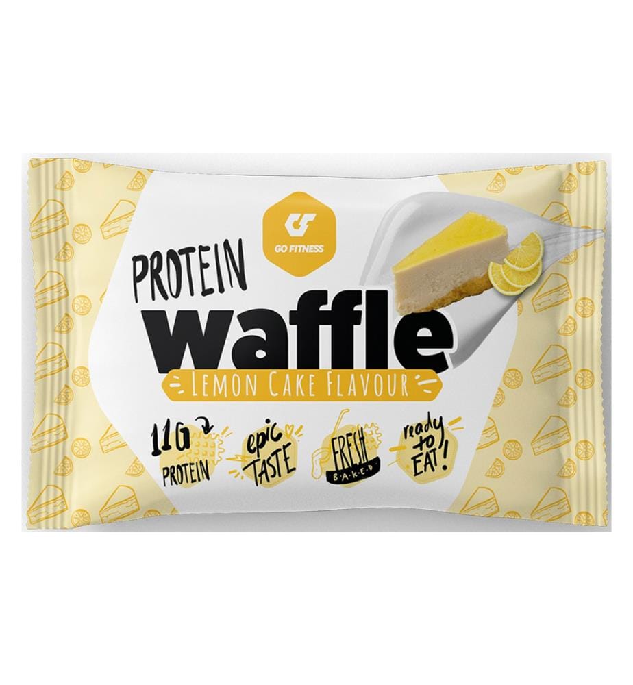 12x GoFitness Nutrition Gaufrette protéinée au citron - 50g