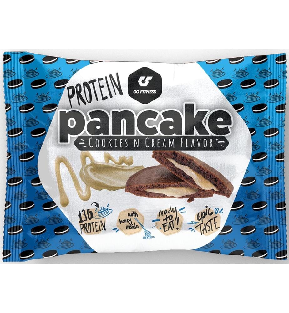 12x GoFitness Nutrition Pancake protéiné Cookies n Cream - 55g