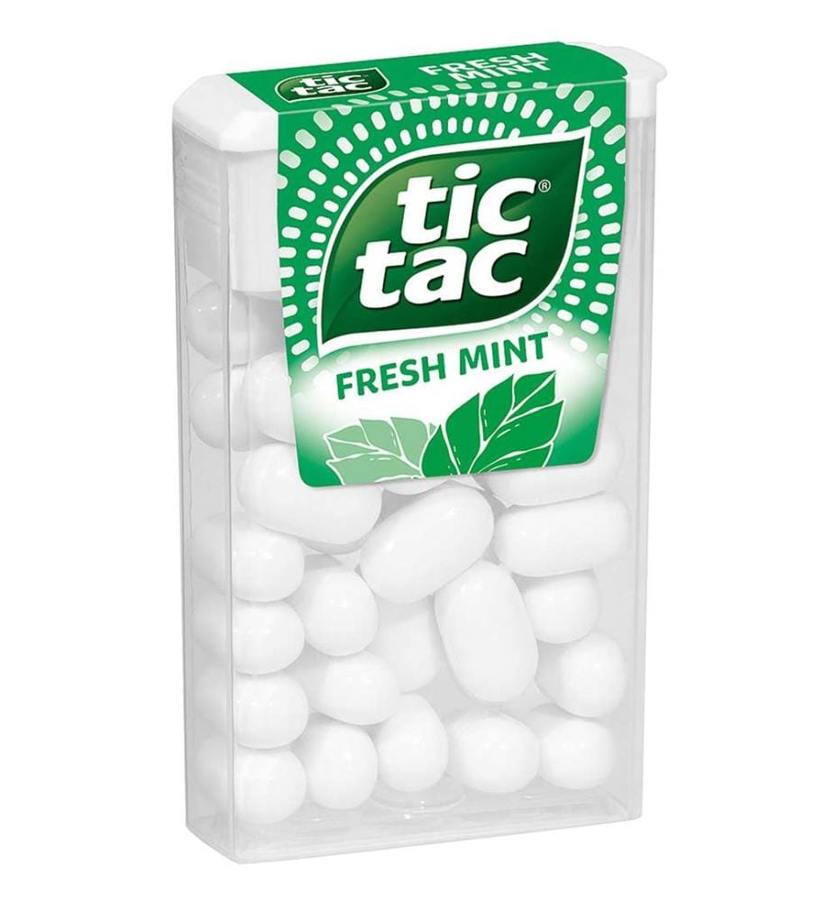36x Tic Tac Menthe fraîche 1 pièce - 18g