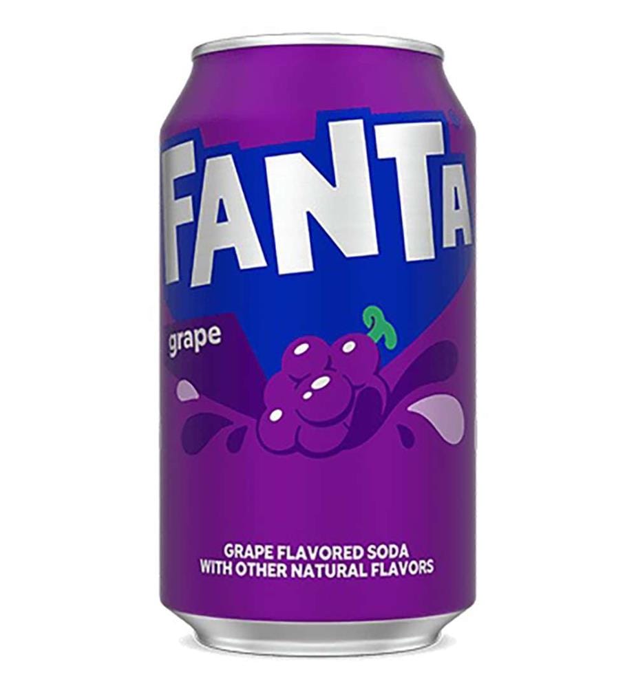 12x USA Fanta Grape / Raisin - Canette de 355ml