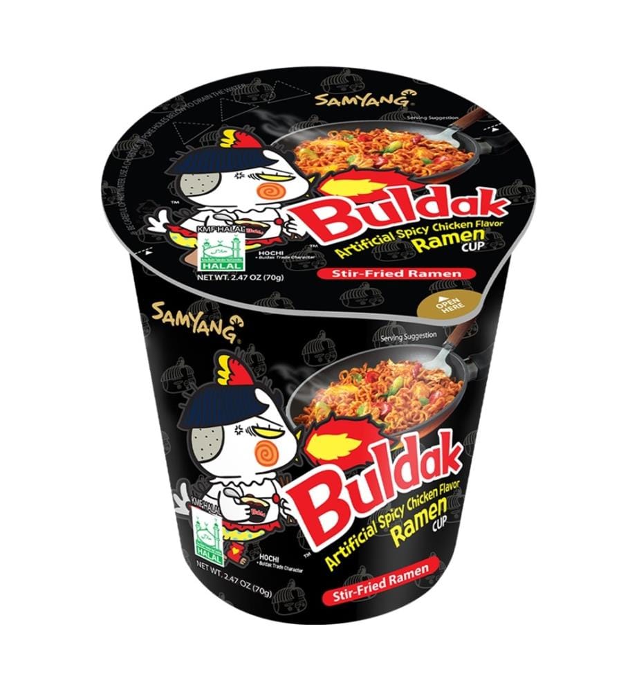 Samyang Buldak Hot Chicken Ramen Original Cup - 70g - HALAL