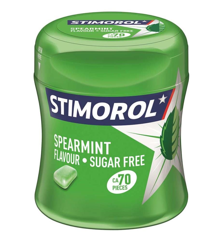 6x Stimorol boîte de menthe verte - 87g