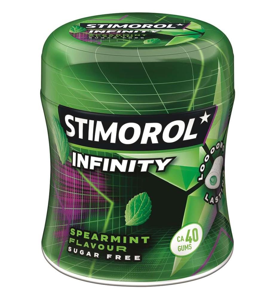 6x Stimorol Infinity boîte de menthe verte - 88g