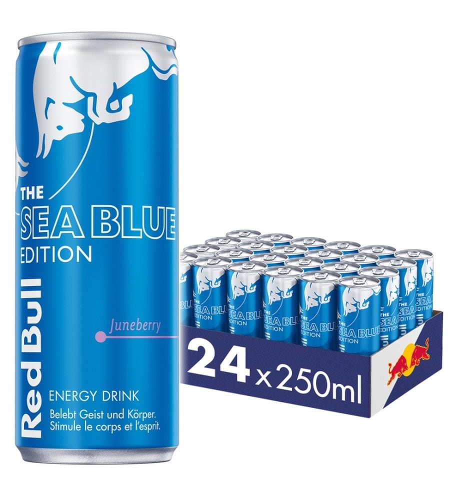 24x Red Bull SeaBlue Edition Juneberry - 250ml