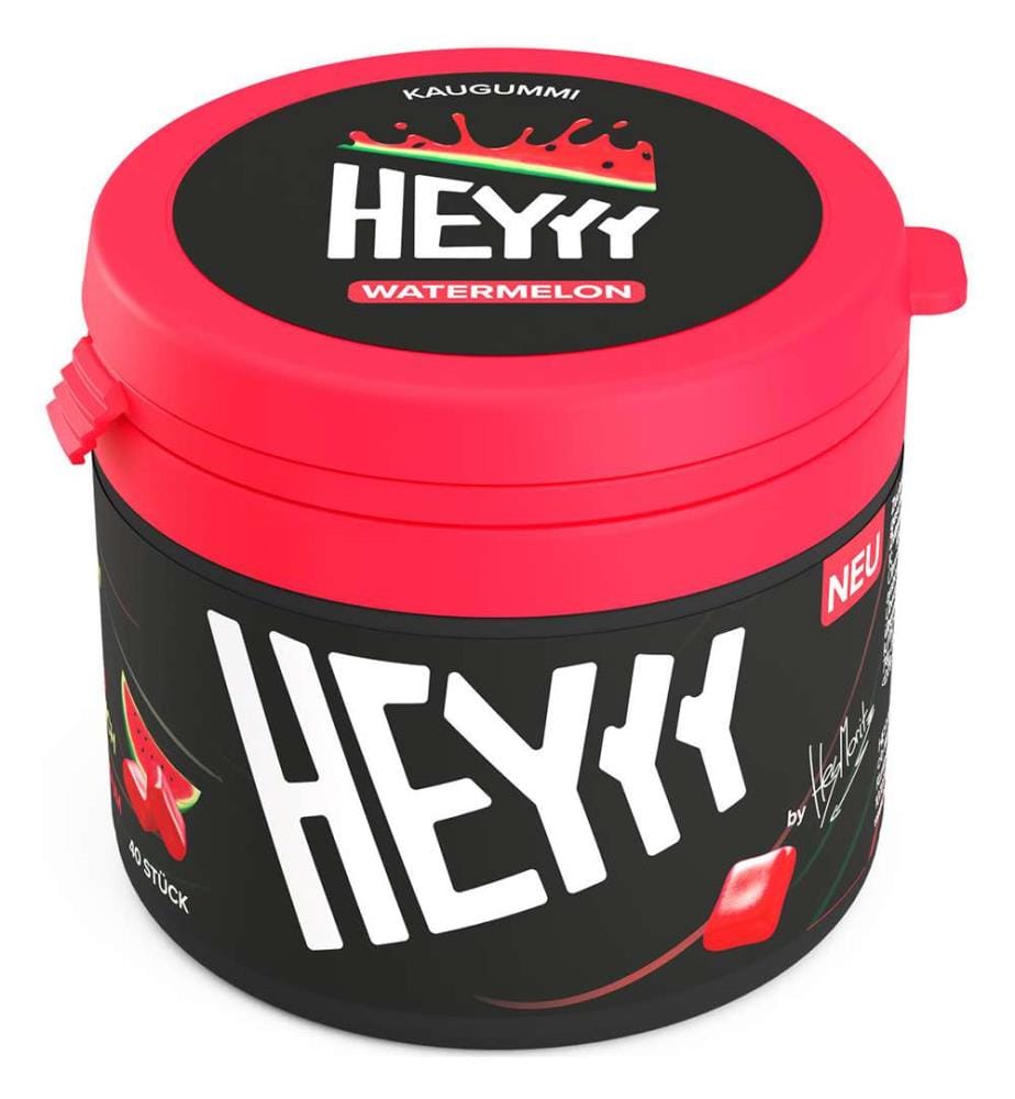 6x HEYYY Chewing-gum Pastèque - 68g