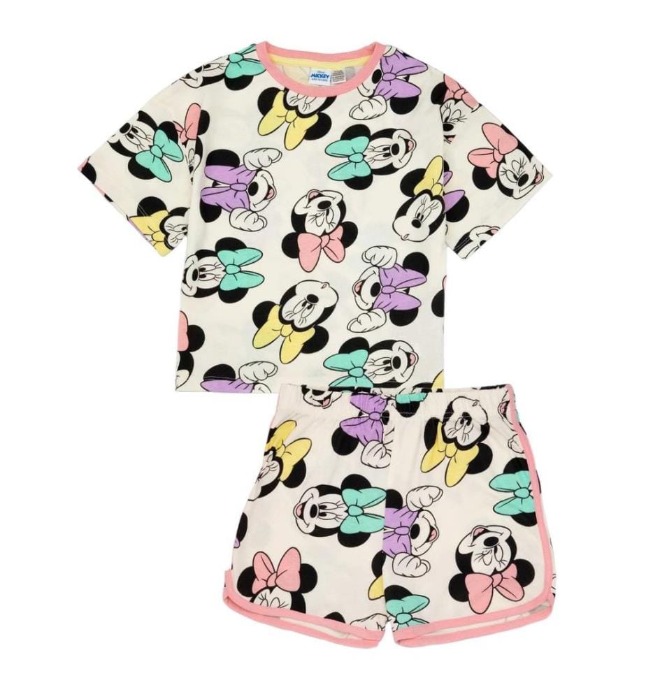 Minnie Mouse - Ensemble de pyjama court - Fille
