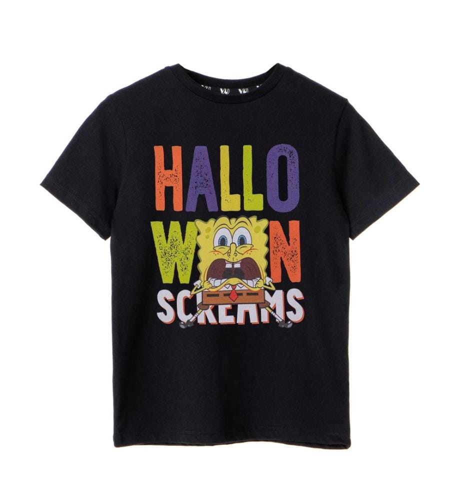 SpongeBob SquarePants - T-shirt HALLOWEEN SCREAMS - Enfant