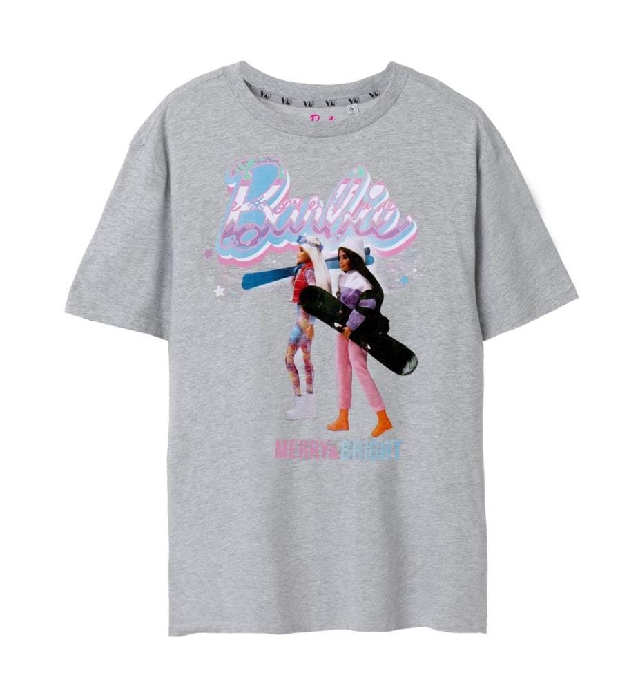 Barbie - T-shirt MERRY & BRIGHT - Femme