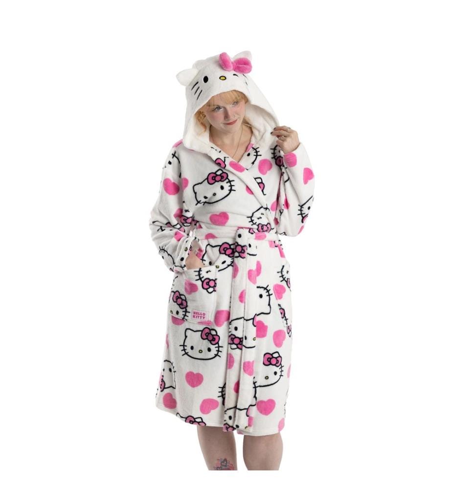 Hello Kitty - Peignoir motif/style Curs - Femme