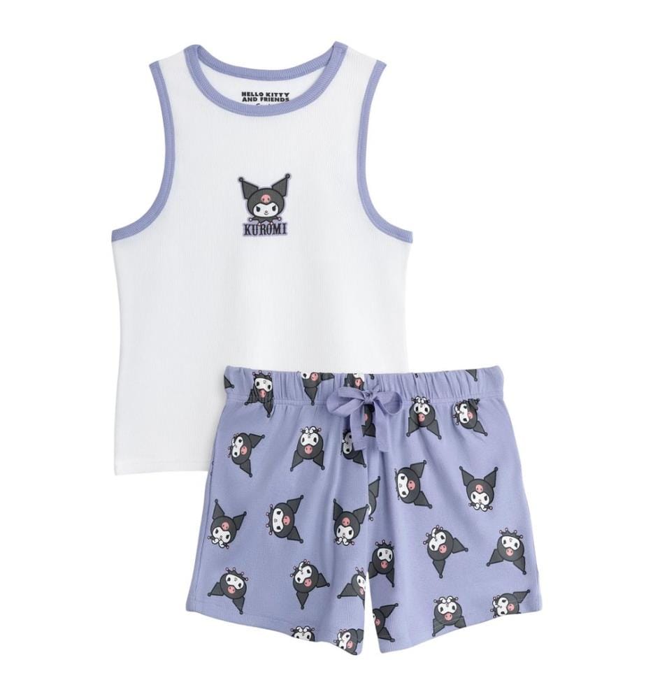 Kuromi - Ensemble de pyjama motif Kuromi - Femme