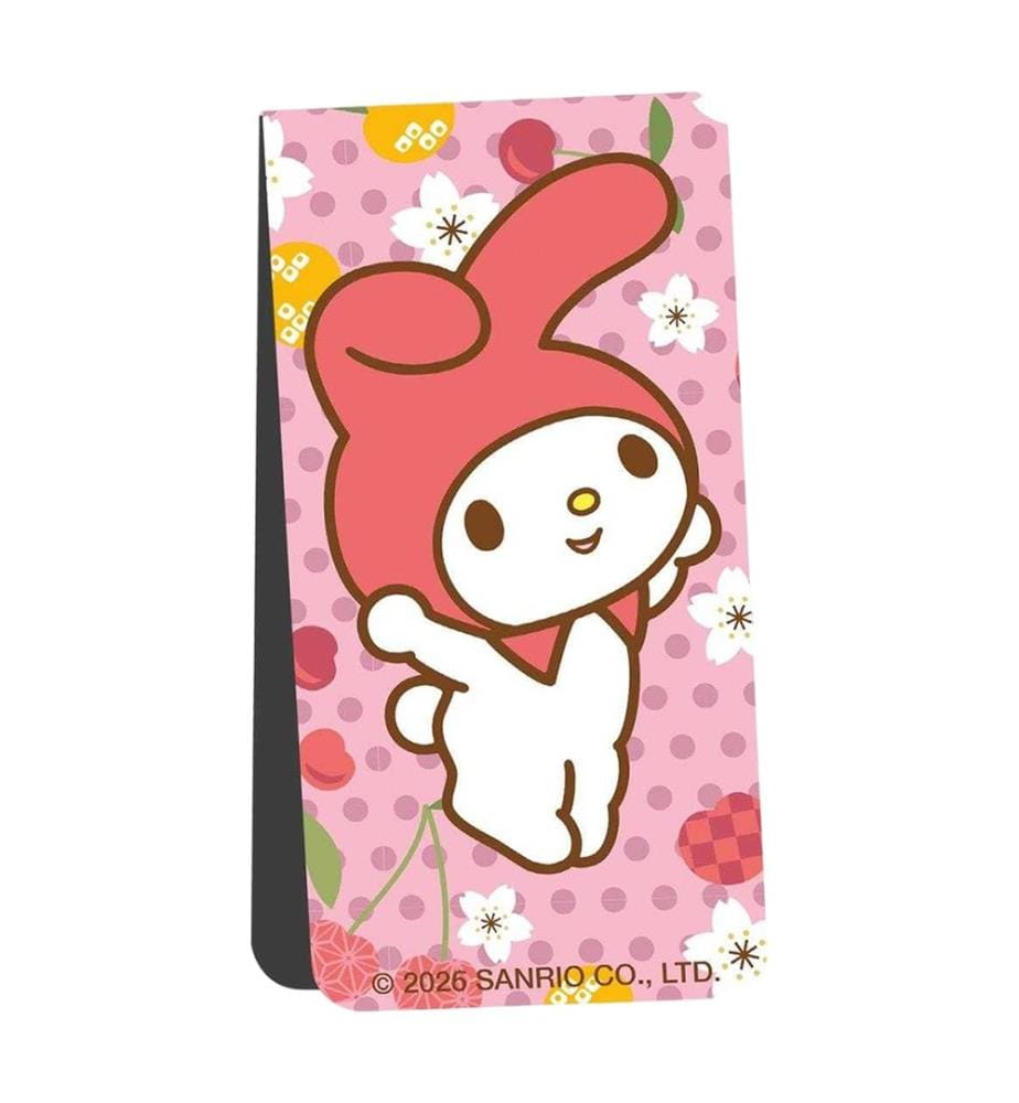 My Melody - Marque-page magnétique motif/style Cerisier en fleurs