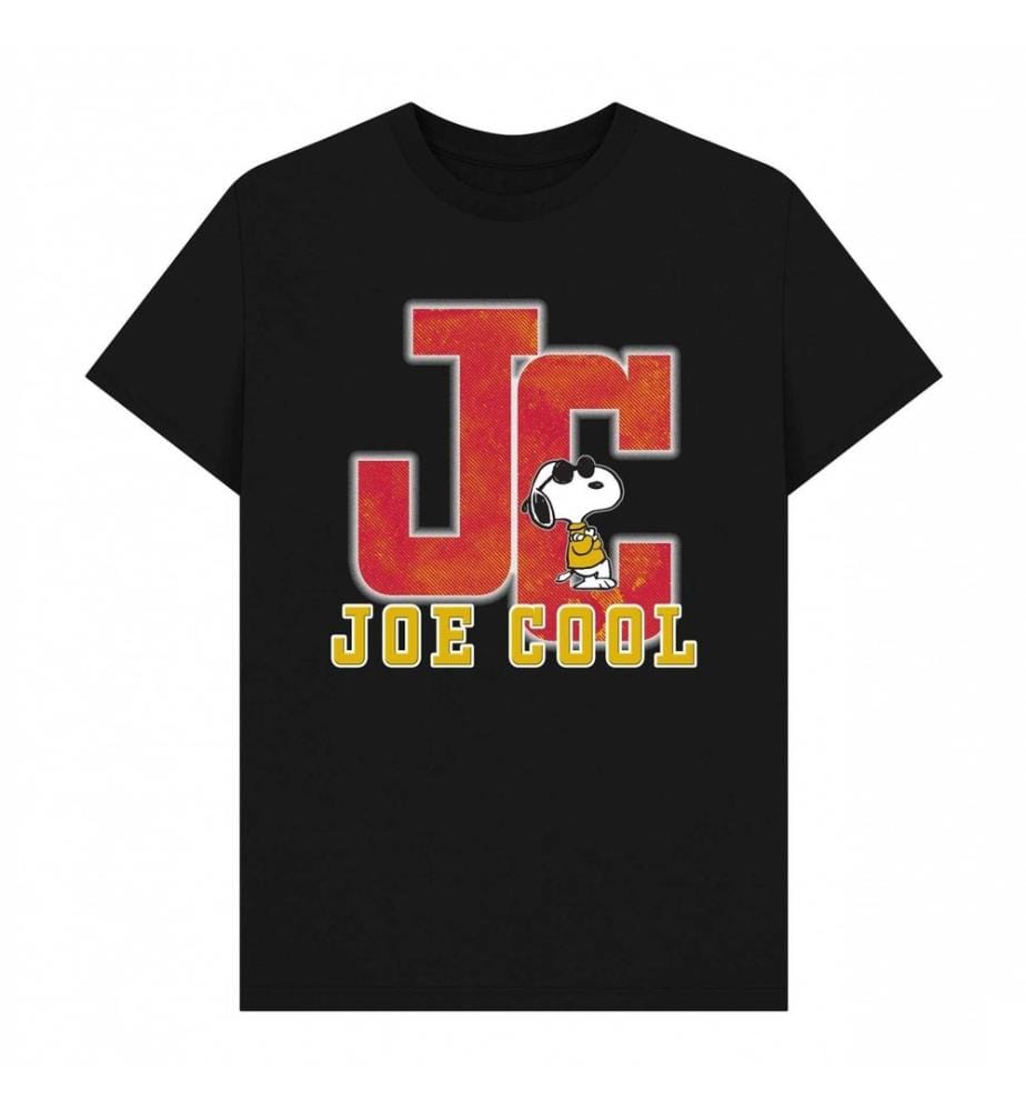 Peanuts - T-shirt motif Joe Cool Snoopy motif/style rétro VARSITY - Adulte