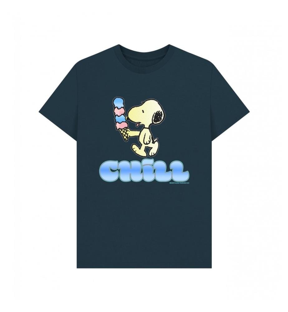 Peanuts - T-shirt été motif Snoopy motif/style Glace - Adulte