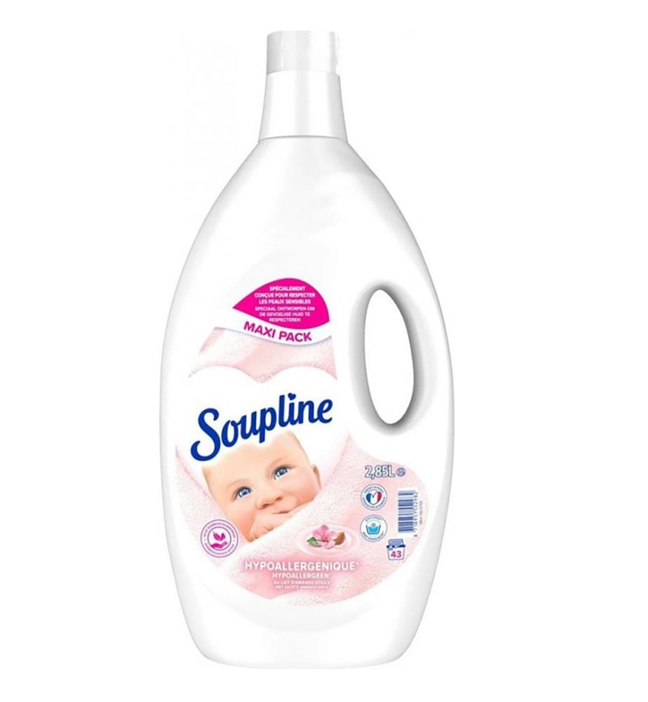 6 x Assouplissant Hypoallergénique Lait d'Amande Douce  2,85 L