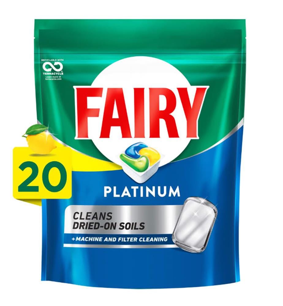 6 x Tablettes Lave-Vaisselle Platinum  298 g (20 Tablettes)