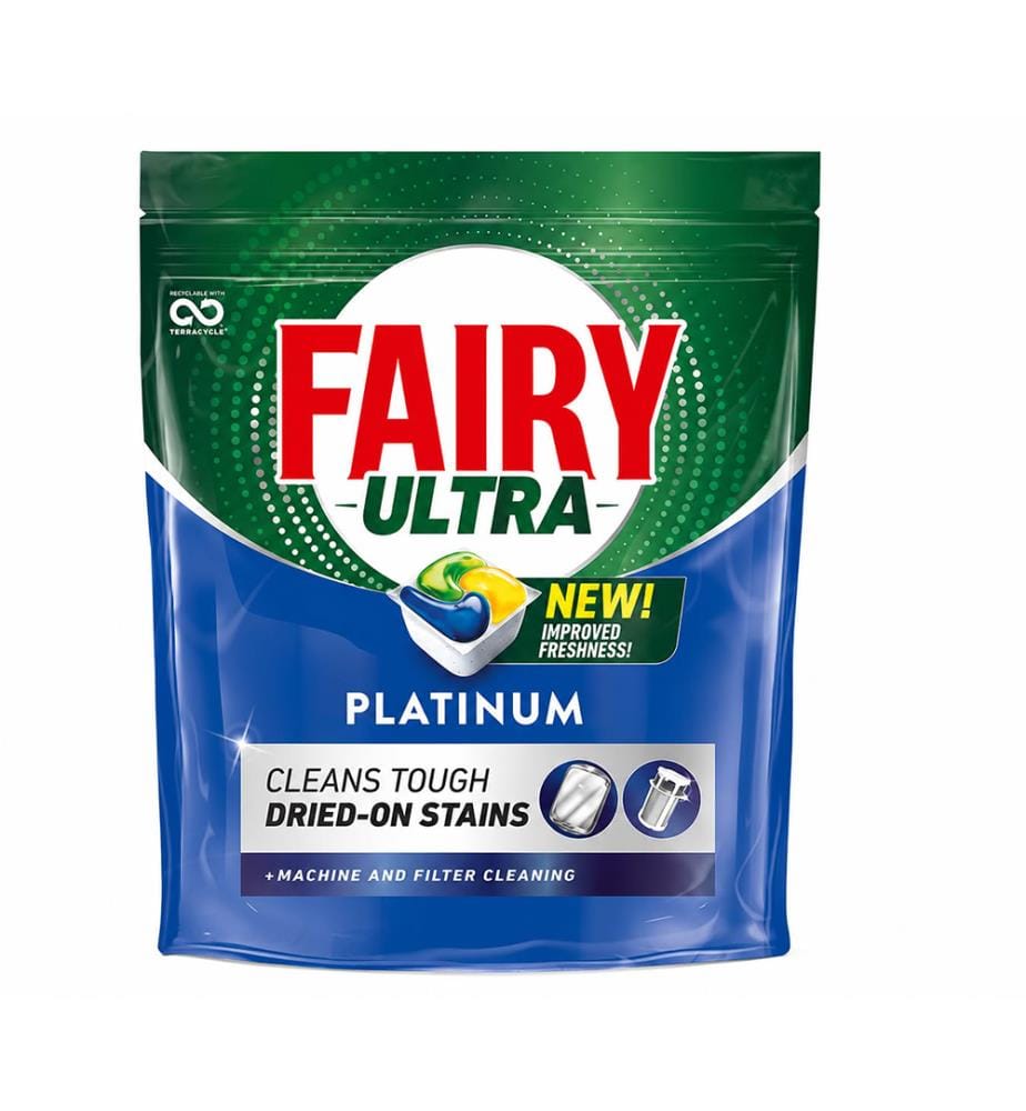 4 x Tablettes Lave-Vaisselle Ultra Platinum  819 g (55 Tablettes)