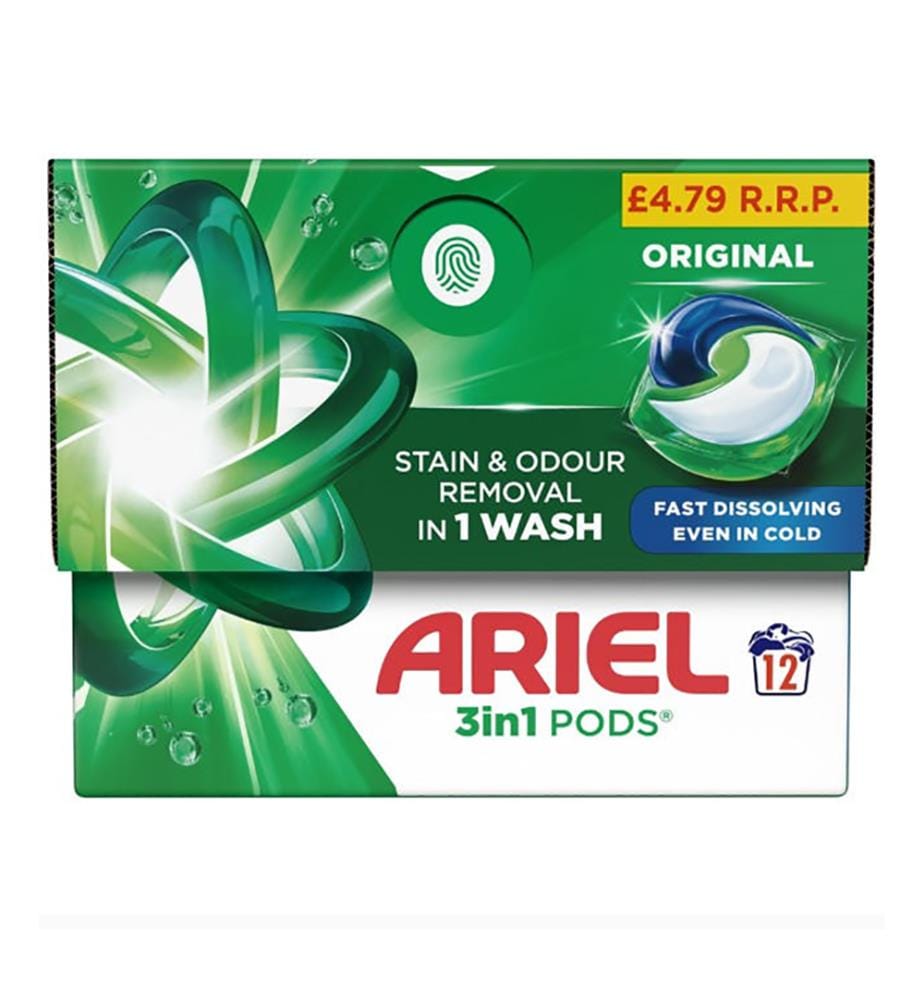 4 x Pods Lessive Original  229,2 g (12 Lavages)