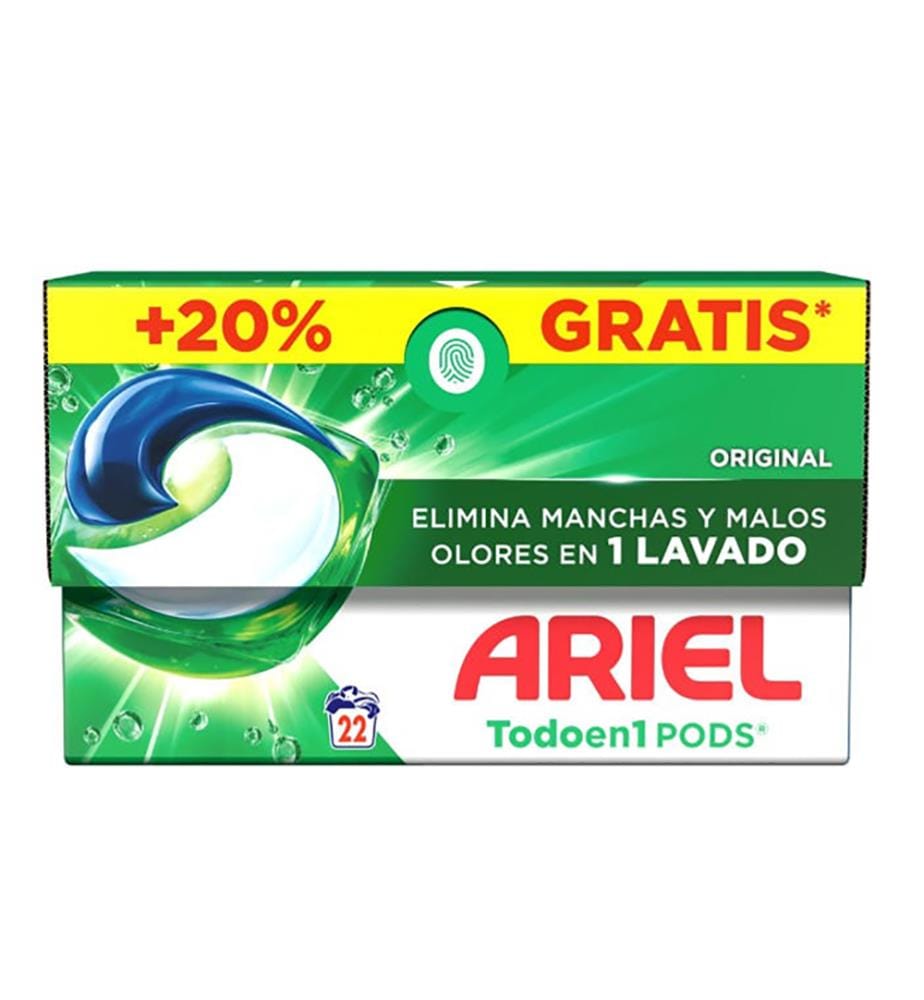 4 x Pods Lessive Original  418 g (22 Lavages)