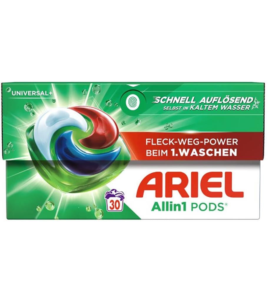 4 x Pods Lessive All-in-1  633 g (30 Capsules)