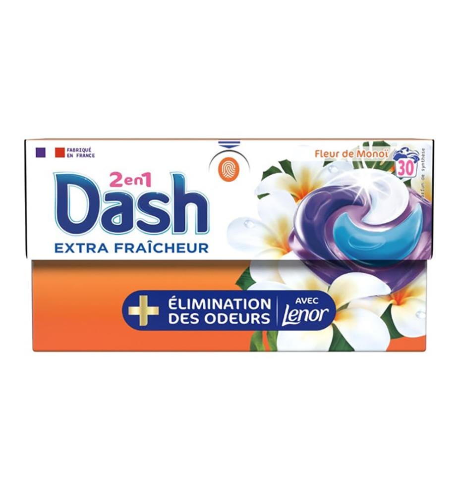 4 x Pods Lessive Fleur de Monoï  696 g (30 Lavages)