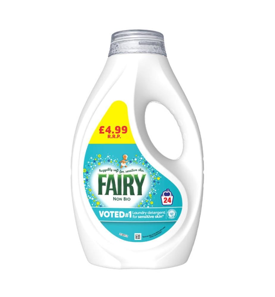 4 x Lessive Liquide Non Bio  744 ml (24 Lavages)
