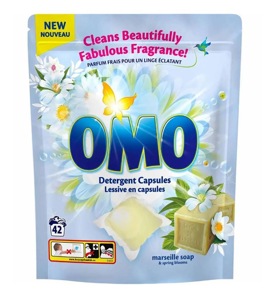 4 x Pods Lessive Savon de Marseille  840 g (42 Lavages)
