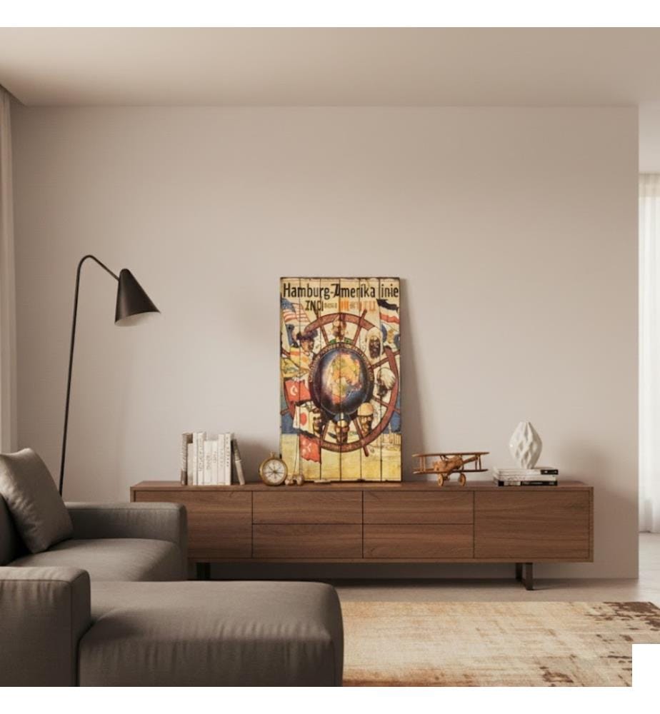Poster Imprimé sur Bois 60 x 100 cm