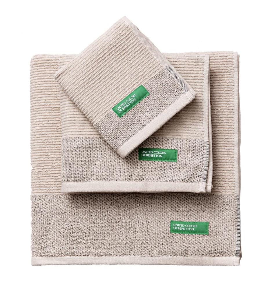 Lot de 3 Serviettes de Bain - Beige