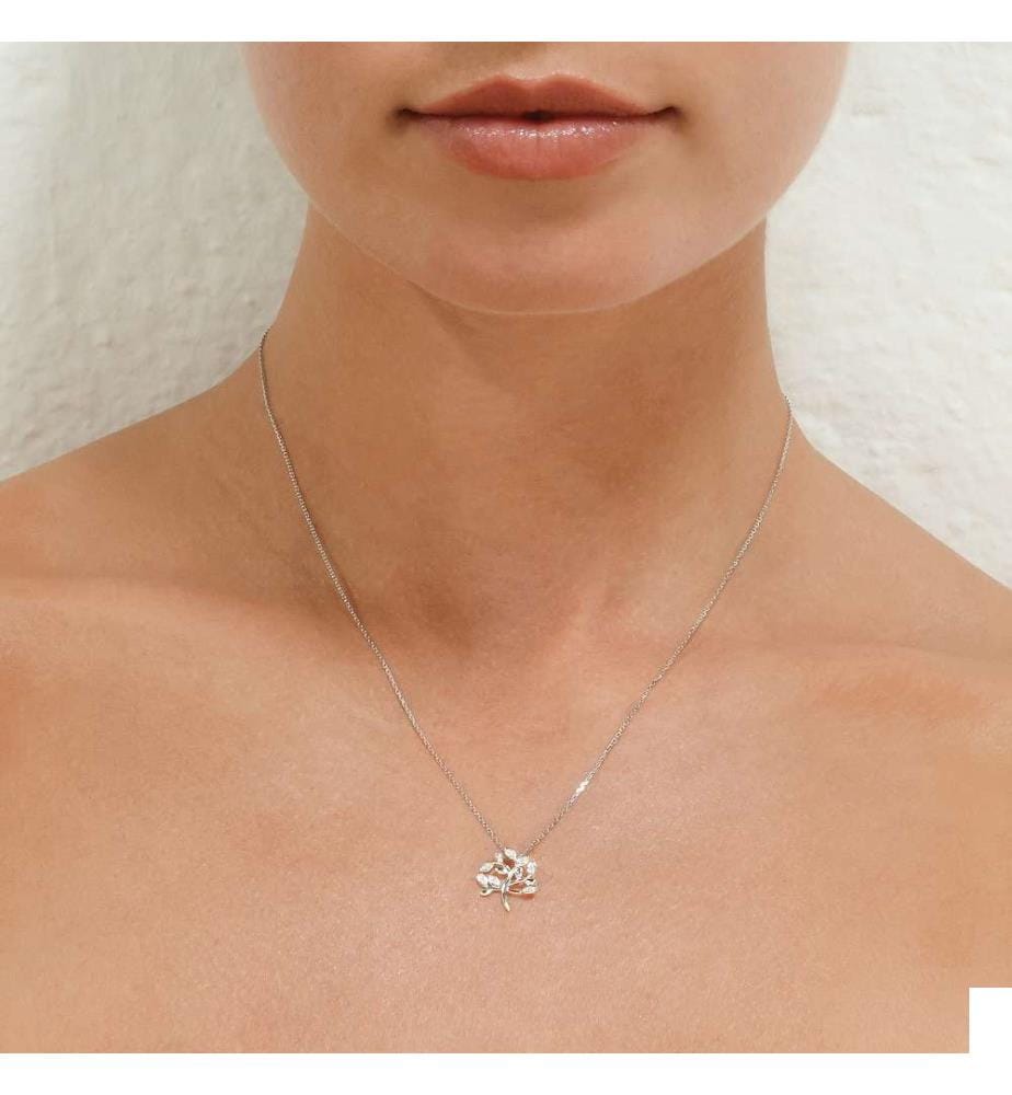 Pendentif Arbol de La Vida - Or Blanc 375/1000
