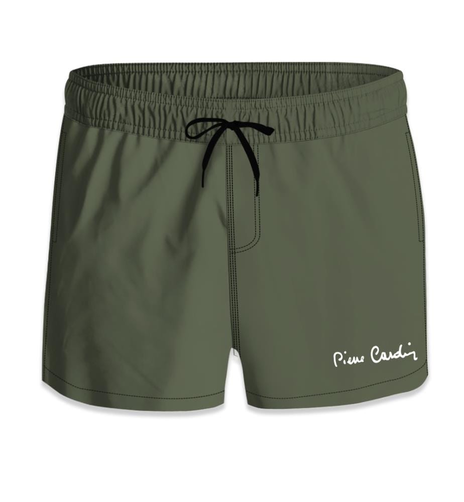 Boardshort avec ceinture tout élastiquée Basic- Kaki