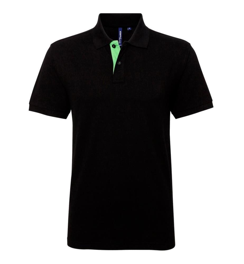 Asquith & Fox - Polo contrasté manches courtes - Homme