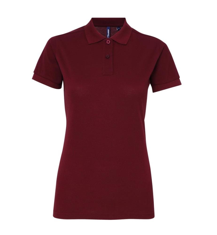 Asquith & Fox - Polo uni manches courtes - Femme
