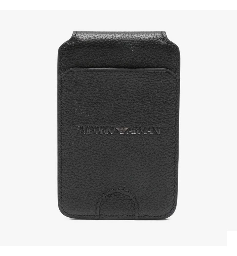 Porte-cartes en cuir - Noir