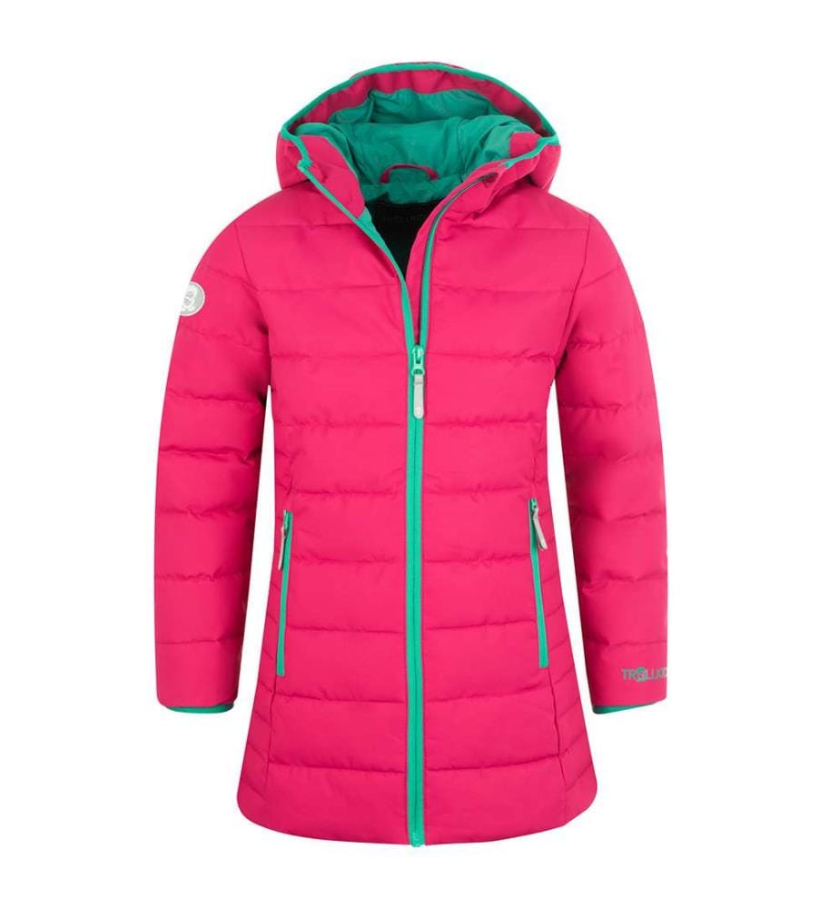 Doudoune Stavanger pour filles - rose, vert