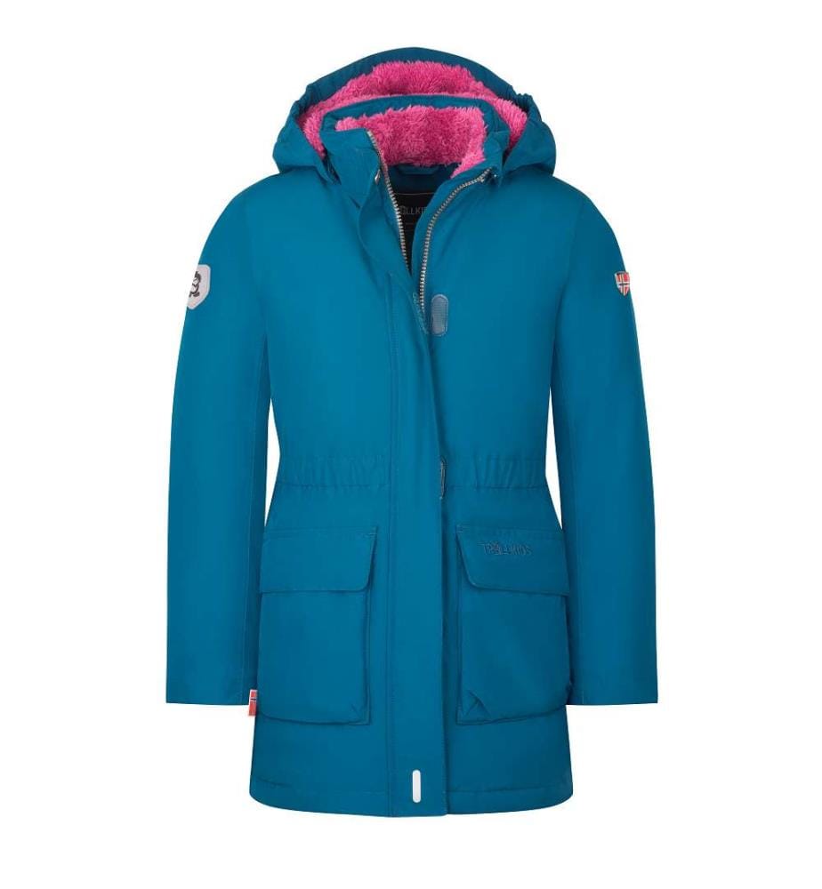 Doudoune imperméable - bleu madeira/baies vives